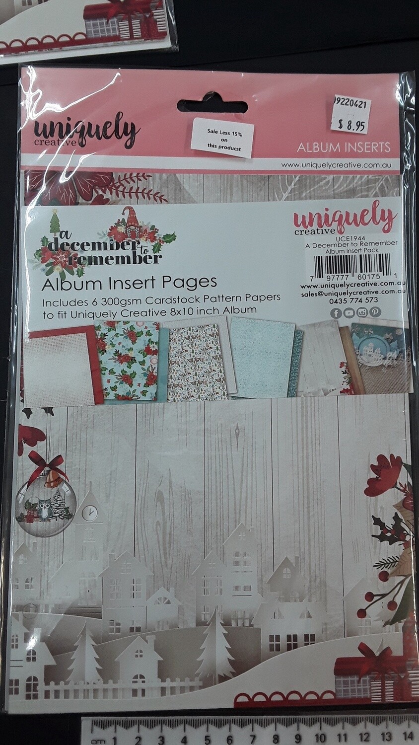 A December to Remember Album pages, Type: Album Insert Pages