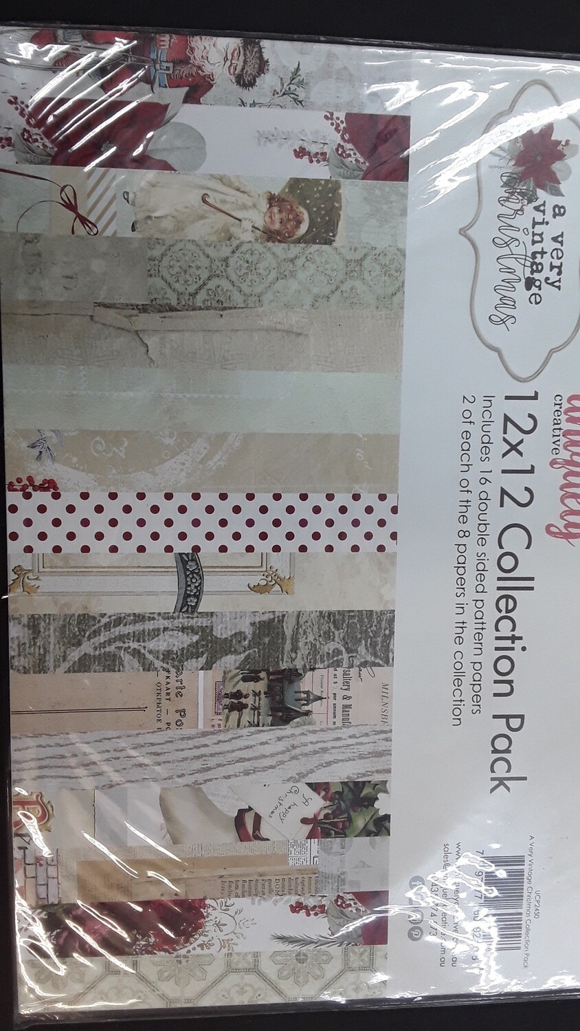 A Very Vintage Christmas 12x12 paper