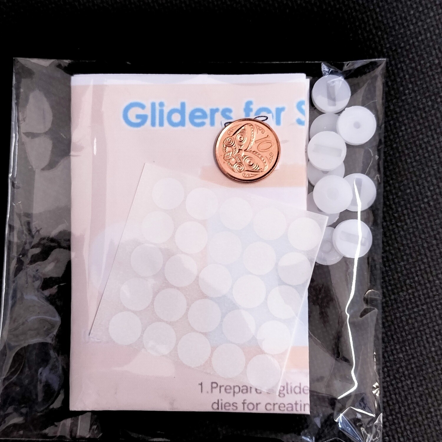 Card Gliders/Sliders - 10pc