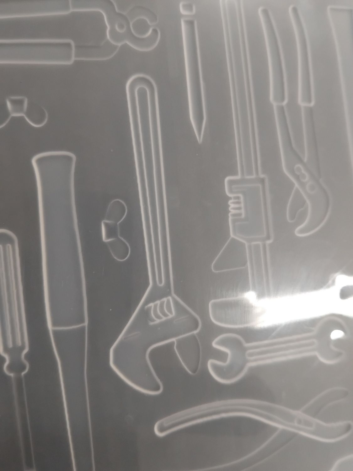 Embossing Folder 3D Garage Tools