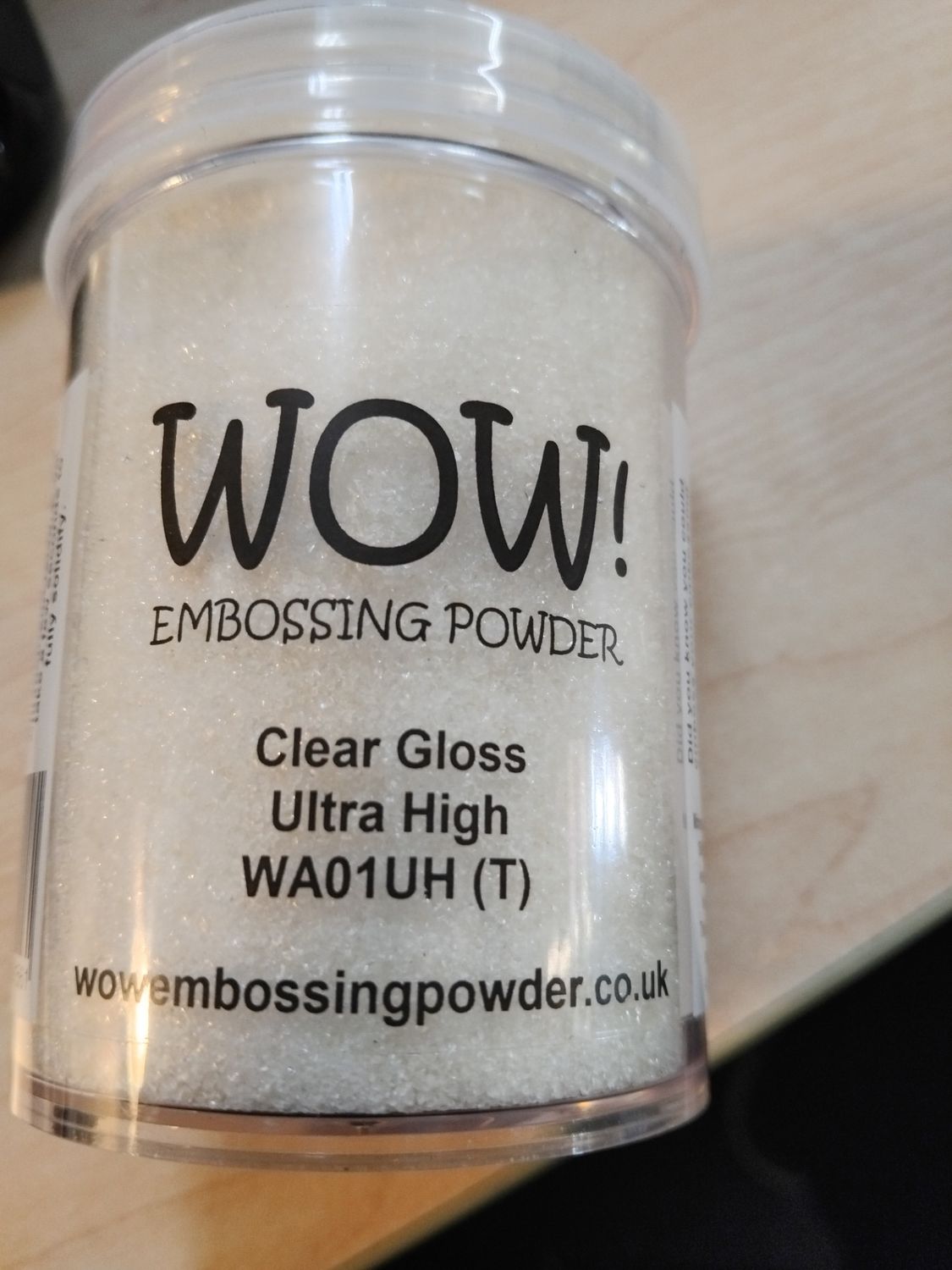 Clear Gloss Ultra High Embossing Powder