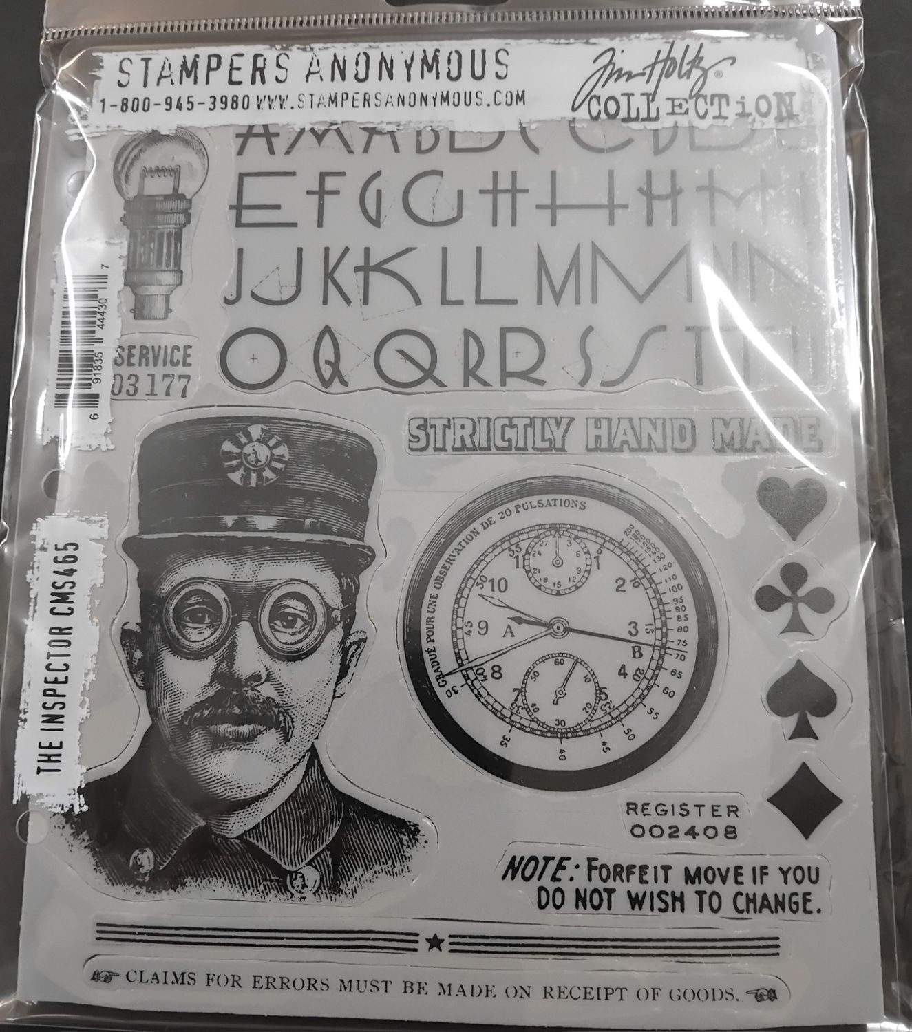 The Inspector Stamp Set