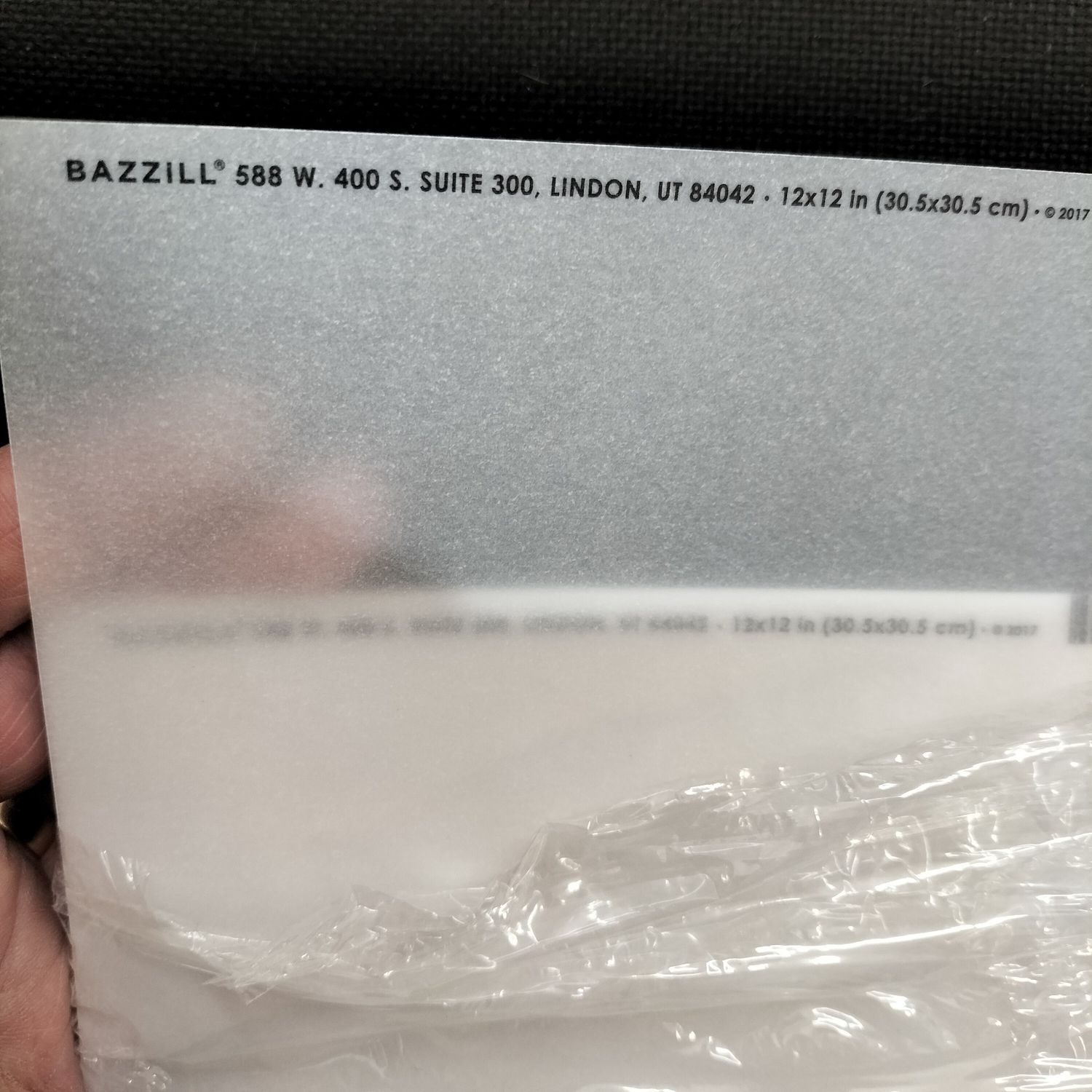 12x12 Bazzill Vellum White 40lb