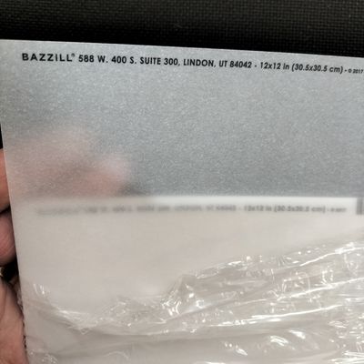 12x12 Bazzill Vellum White 40lb
