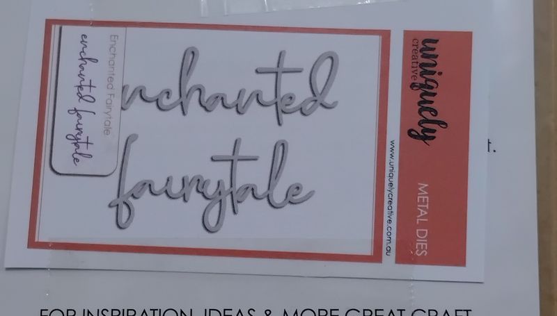 &quot;Enchanted Fairytale&quot; dies set