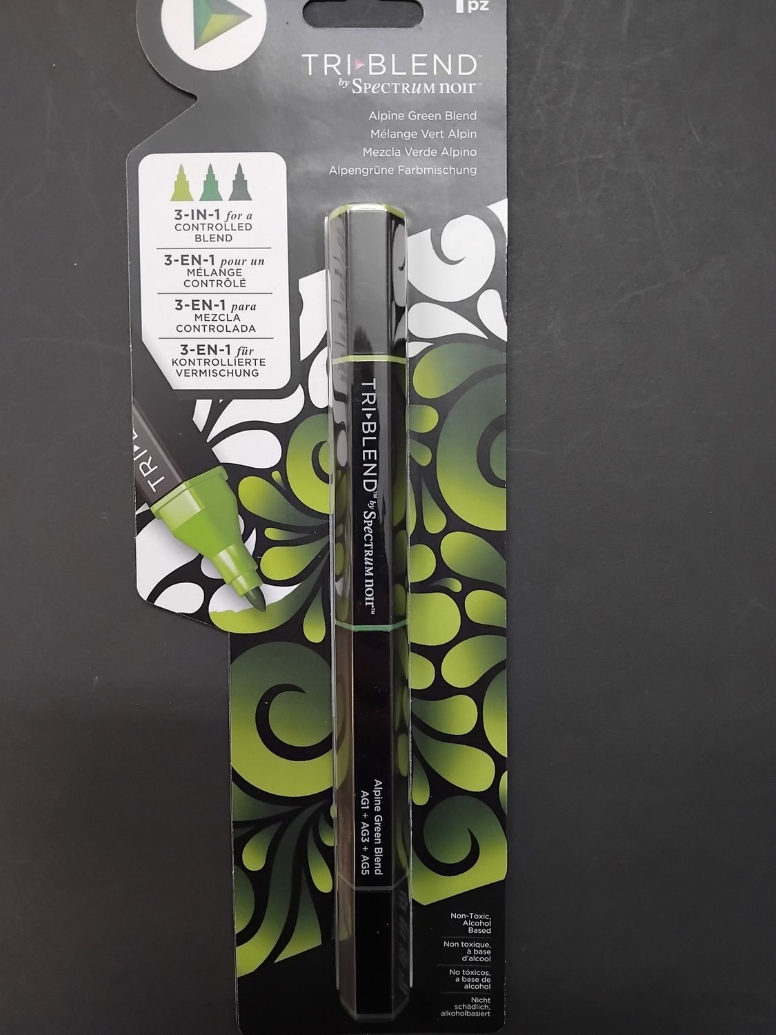 Triblend Markers 3 in 1, Colour: Alpine Green Blend