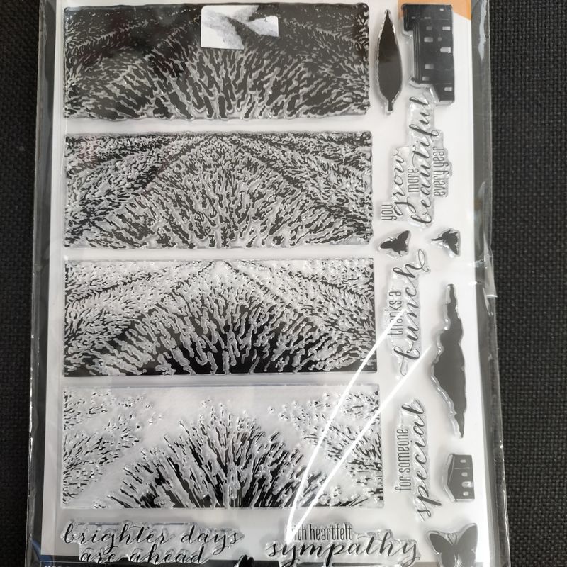 Hero Arts Heroscapes Lavender Field Stamp and Die
