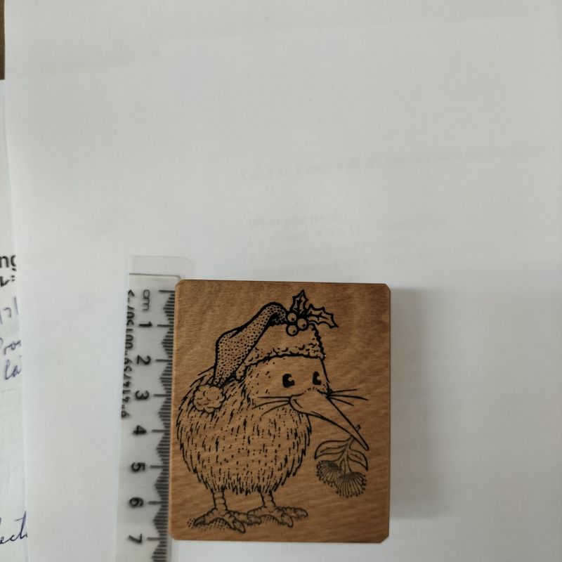 Christmas Kiwi - Stamp