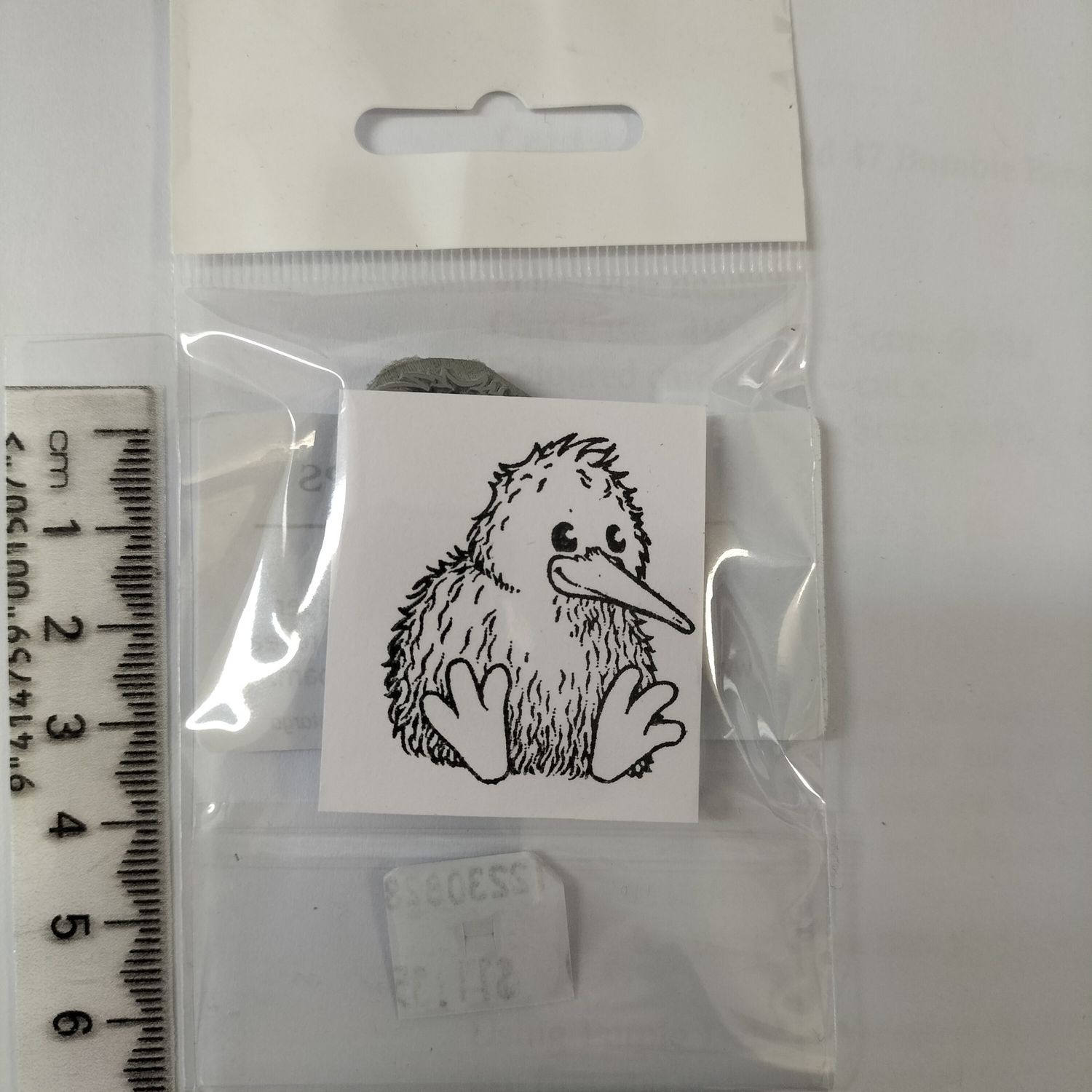 Kiwi Sitting - Stamp, Type: Cling Foam