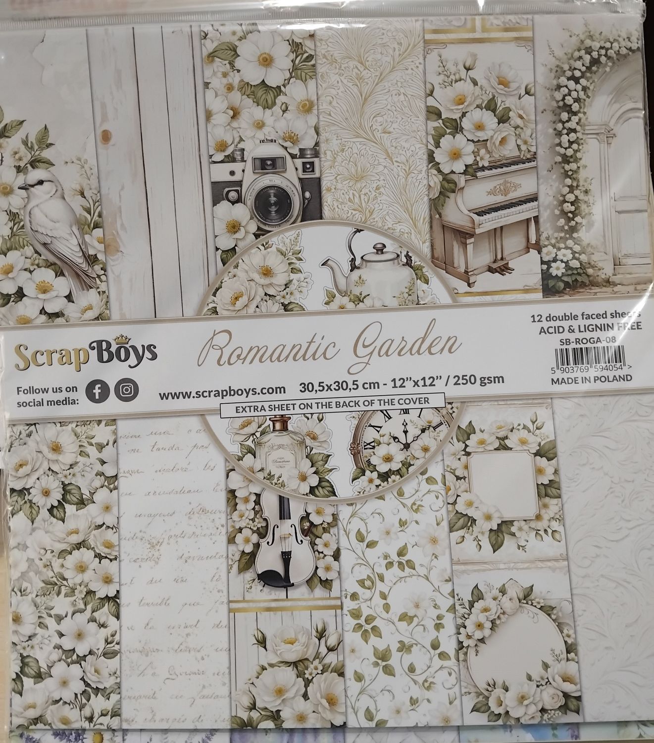 Romantic Garden 12x12 Paper Pack
