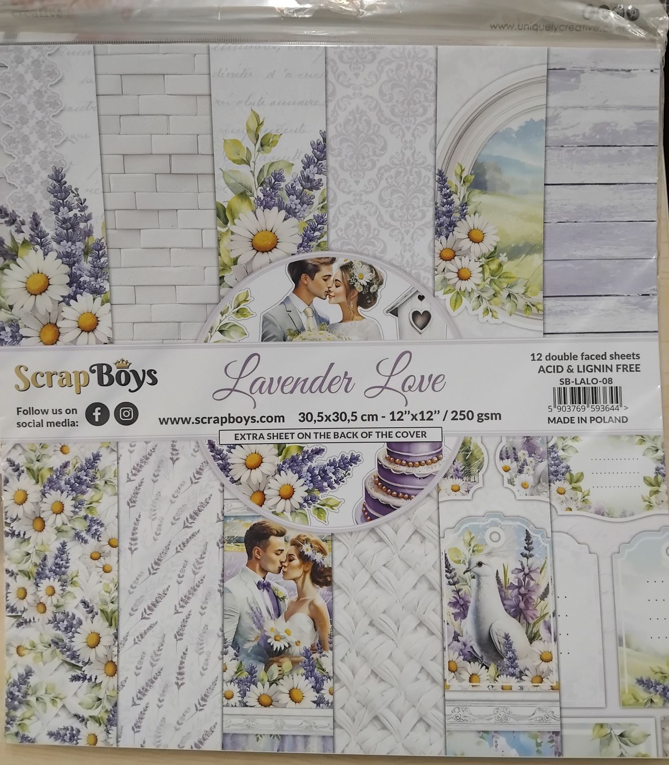 Lavender Love 12x12 Paper Pack