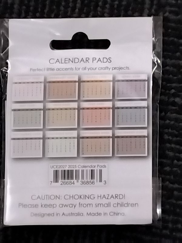 2025 Calendar Pads