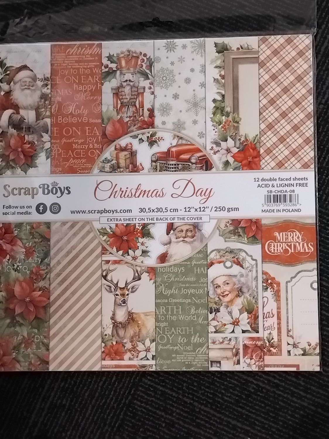 Christmas Day 12x12 paper