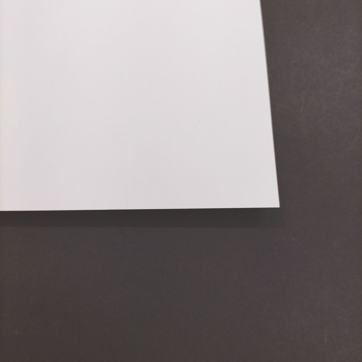 A3 White Card