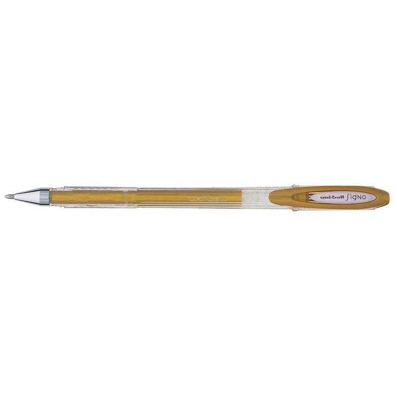 Uni-ball Signo Broad 1.0mm Capped Metallic Gold UM-153 (Noble Metal)