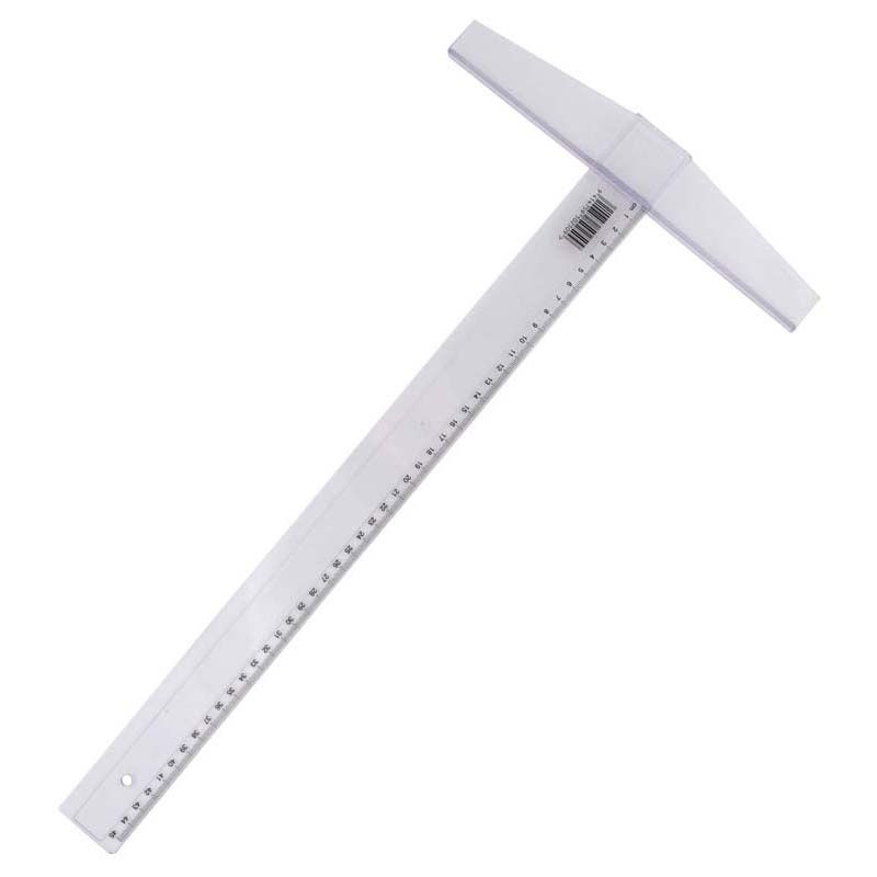 Tee Square ruler &#39;500mm&#39; Clear