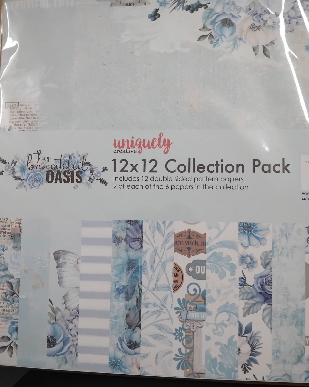 This Beautiful Oasis Collection, Style: 12x12 paper
