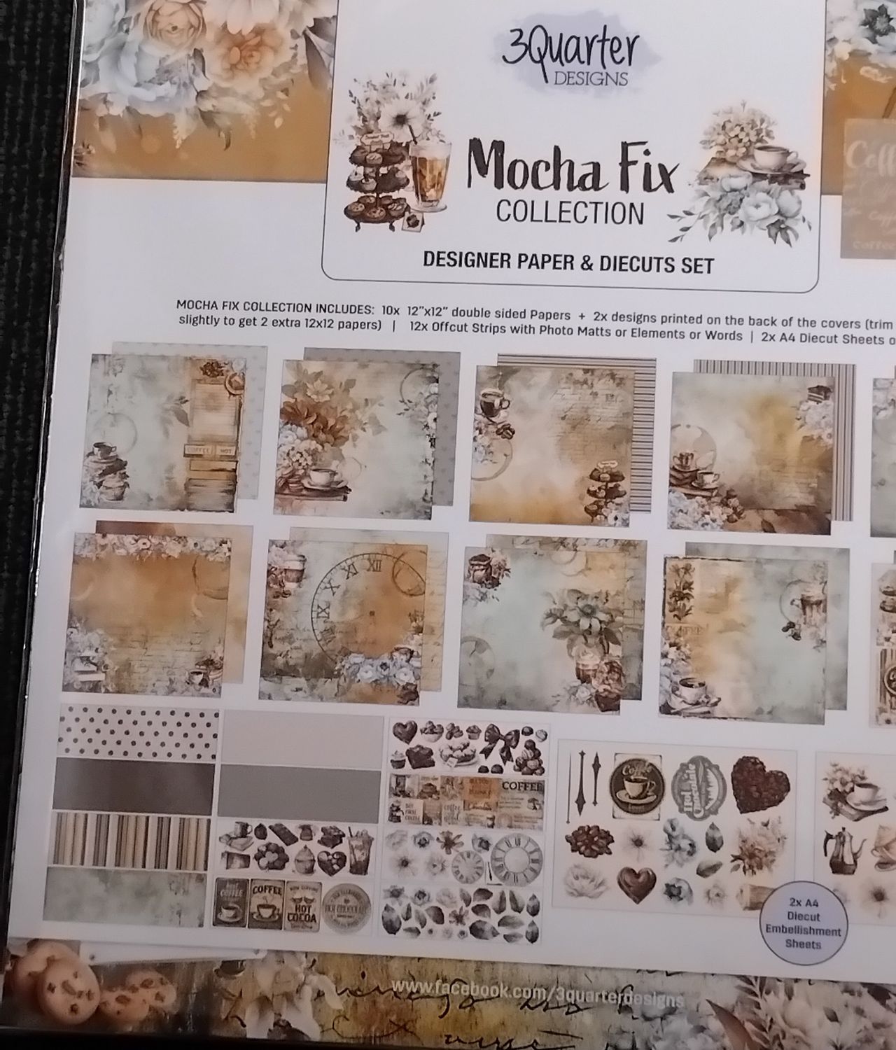 Mocha Fix Collection, Style: 12x12 paper