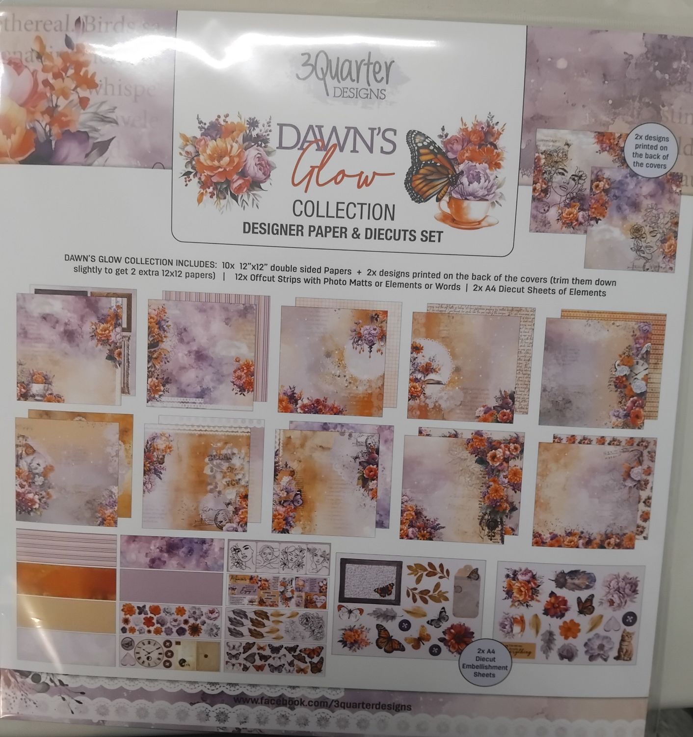 Dawn&#39;s Glow Collection, Style: 12x12 Paper