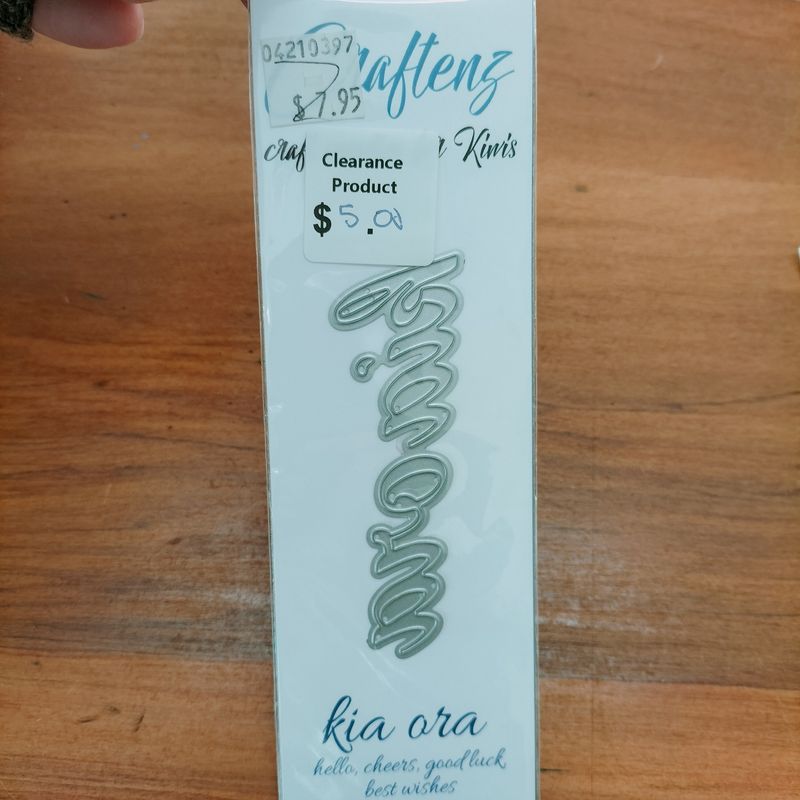 Craftenz &quot;Kia Ora&quot; die