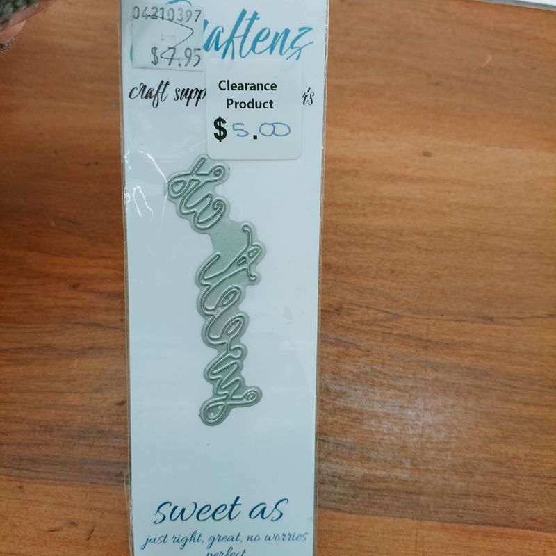 Craftenz &quot;Sweet As&quot; die