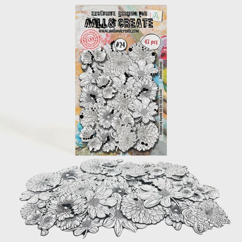 Outline Florals Ephemera