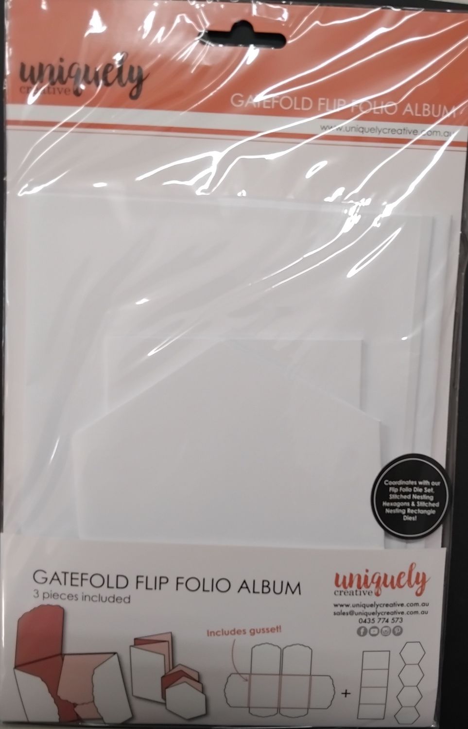 Flip Folio Album, Style: Gatefold Flip Folio Album