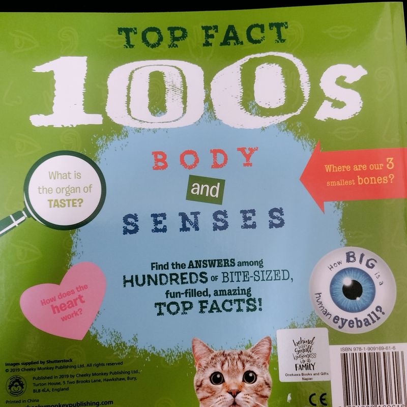 Top Fact 100s Body and Senses