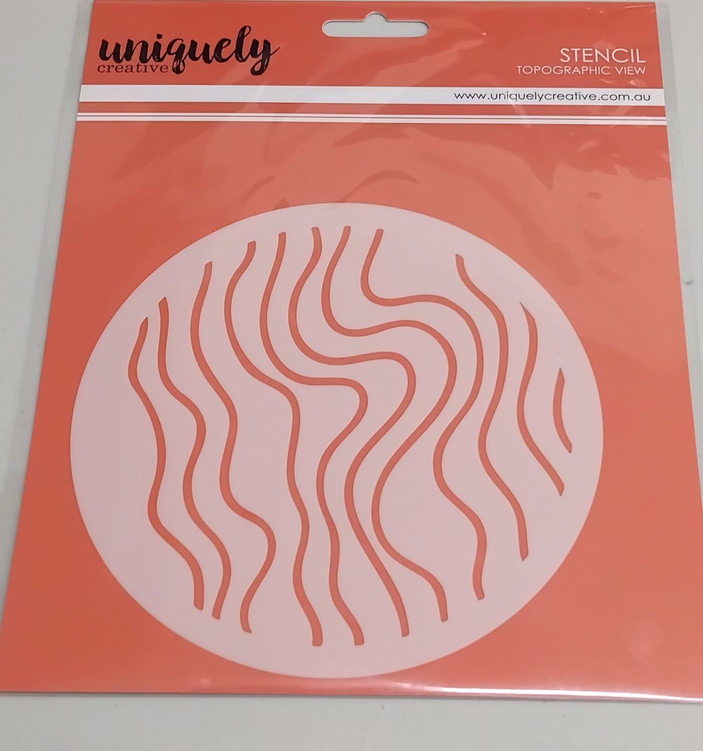 Stencils from Field Notes Collection, Style: Topographic View