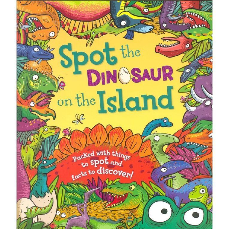 Spot the Dinosaur on the Island by Stella Maidment