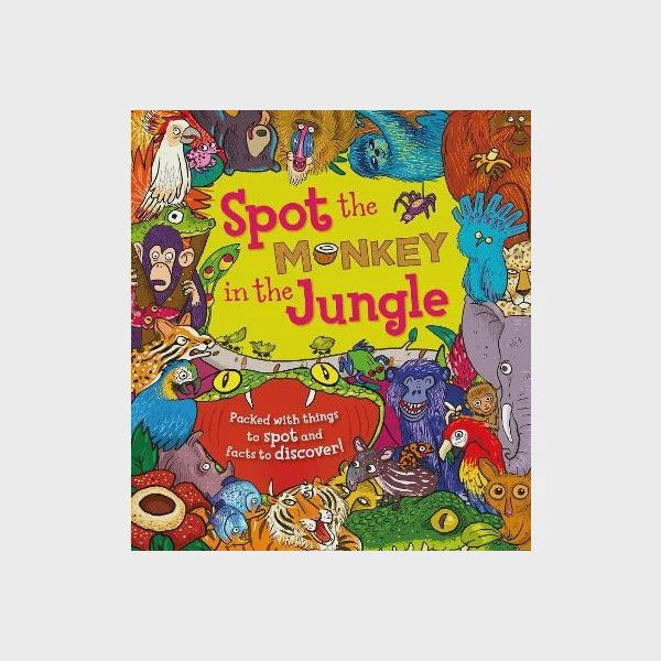 Spot The Monkey in the Jungle by Stella Maidment