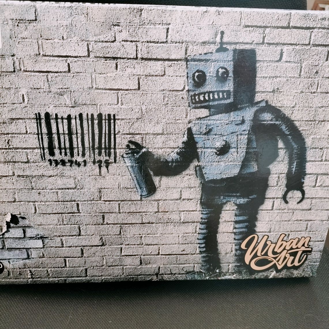 Banksy Tagging Robot Jigsaw Puzzle 1000pc