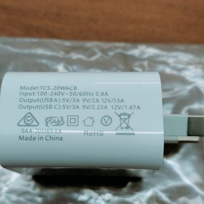 Fast Wall Charge adaptor -  Dual USB type A and Type &#39;C&#39; - 3A
