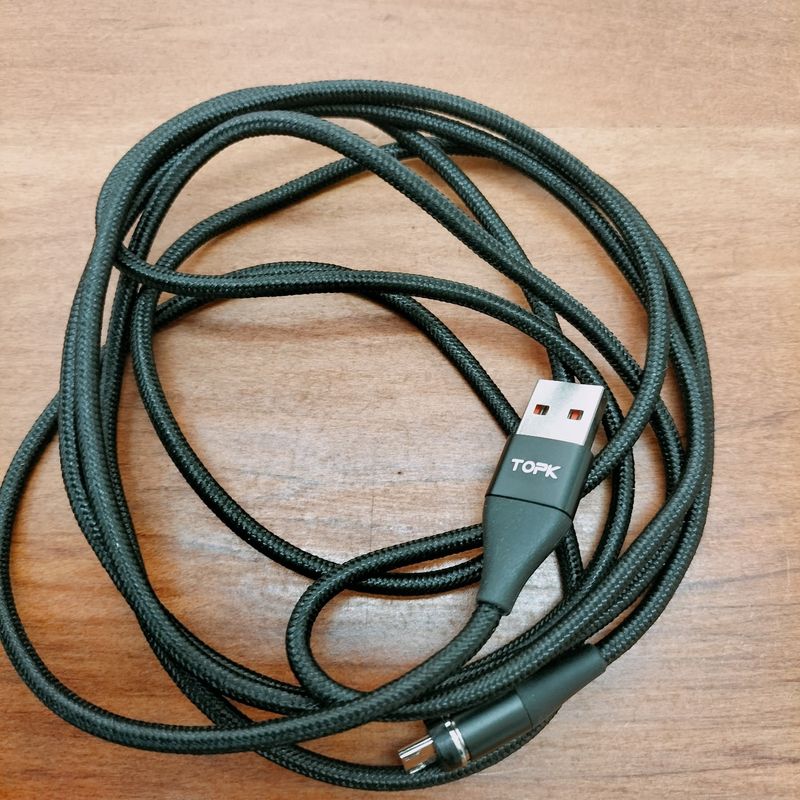 Fast Charge 3A max and Data USB to Micro Magnetic 2M