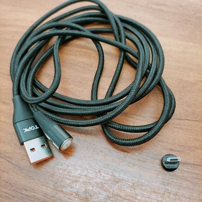 Fast Charge 3A max and Data USB to Micro Magnetic 2M