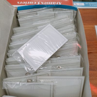 ID Plastic Name holder and card