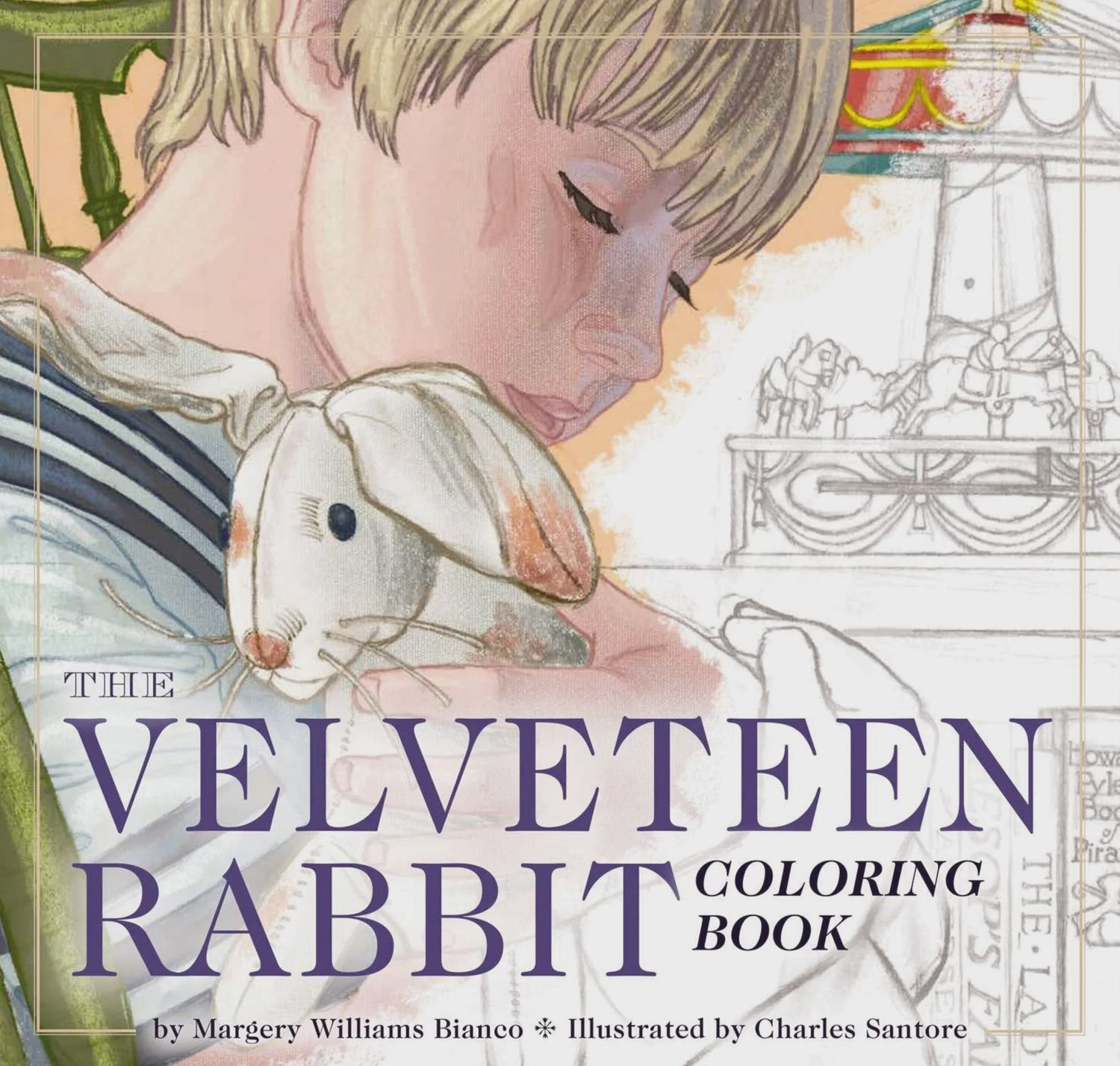 The Velveteen Rabbit Coloring Book by Charles Santore - Paperback