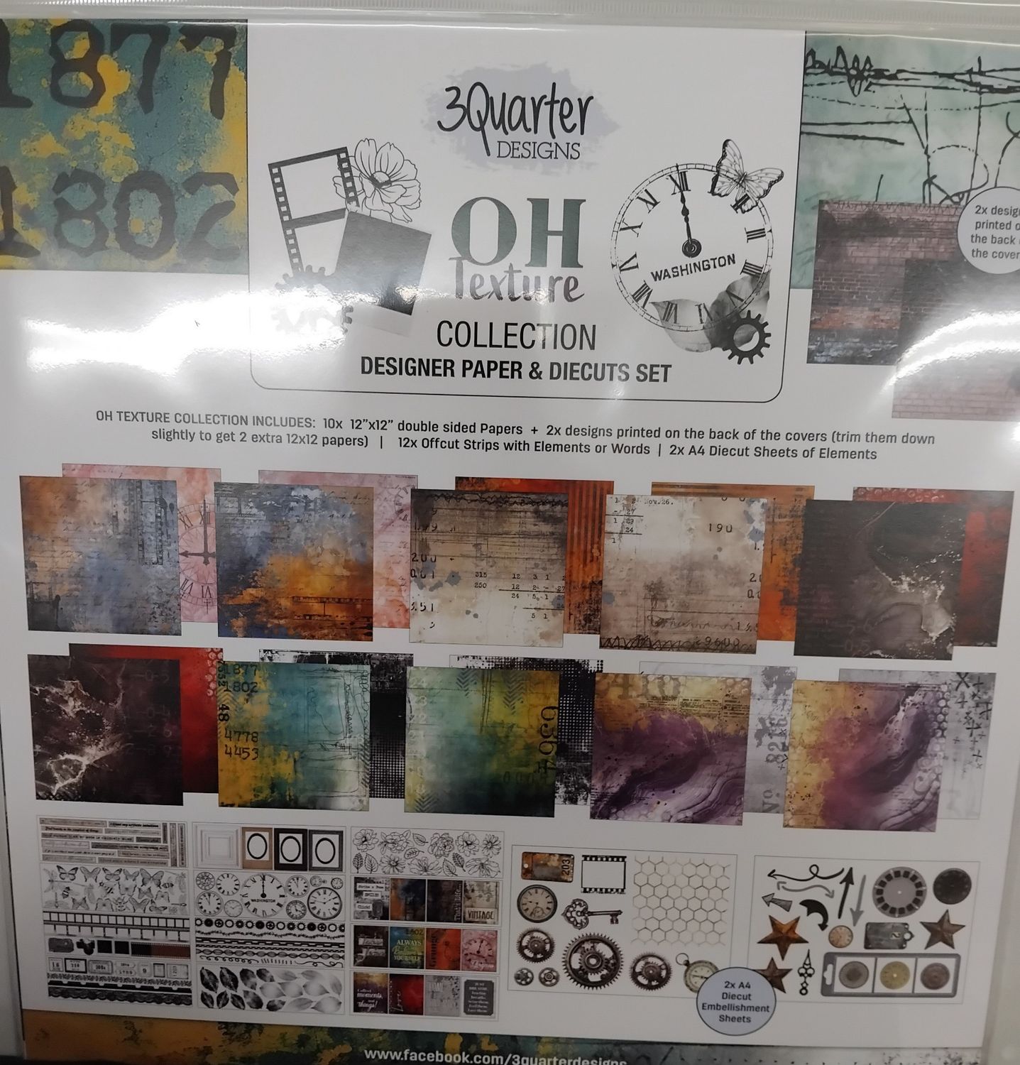 Oh Texture Collection, Style: 12x12 Paper Collection