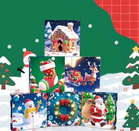 Magnetic Block - 6 puzzles in one