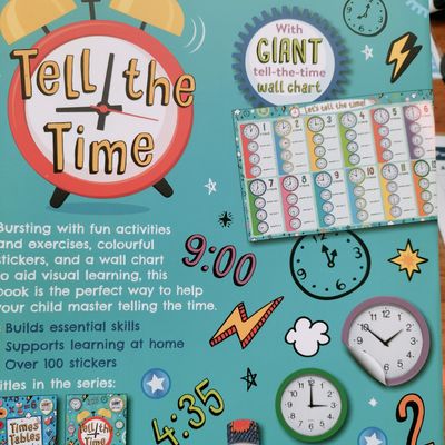Tell the Time - Poster Sticker Book