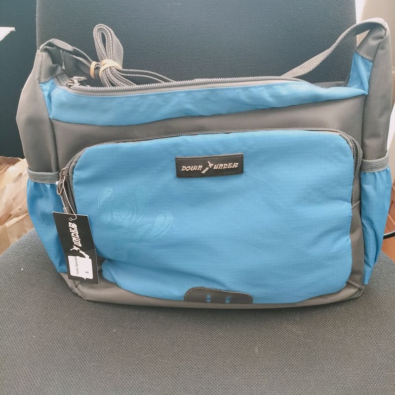 Shoulder bag blue shower proof - style 1815