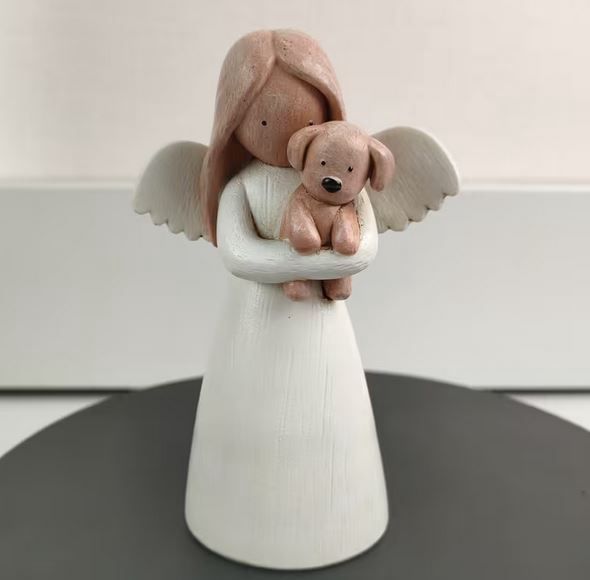 Angel with Puppy