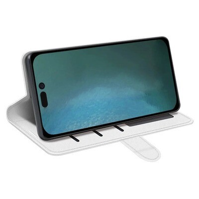 iPhone 14 Well-protected Stand Fodral - Vit