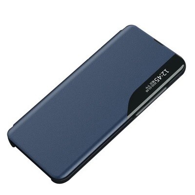 iPhone 14 Leather Flip Plånboksfodral - Sapphire