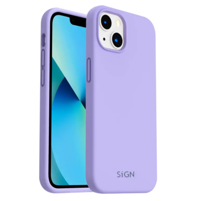 SiGN Liquid Silicone Case för iPhone 14 - Lavender