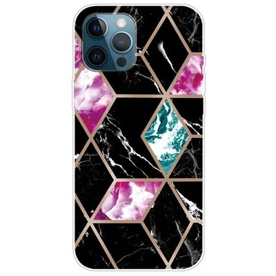 Marble Pattern Skal till iPhone 14 Pro Max - Style P