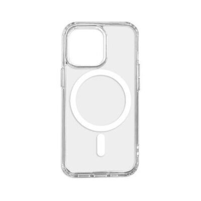 iPhone 13 mini Magnetic Wireless Charging Case Clear PC Case Transparent