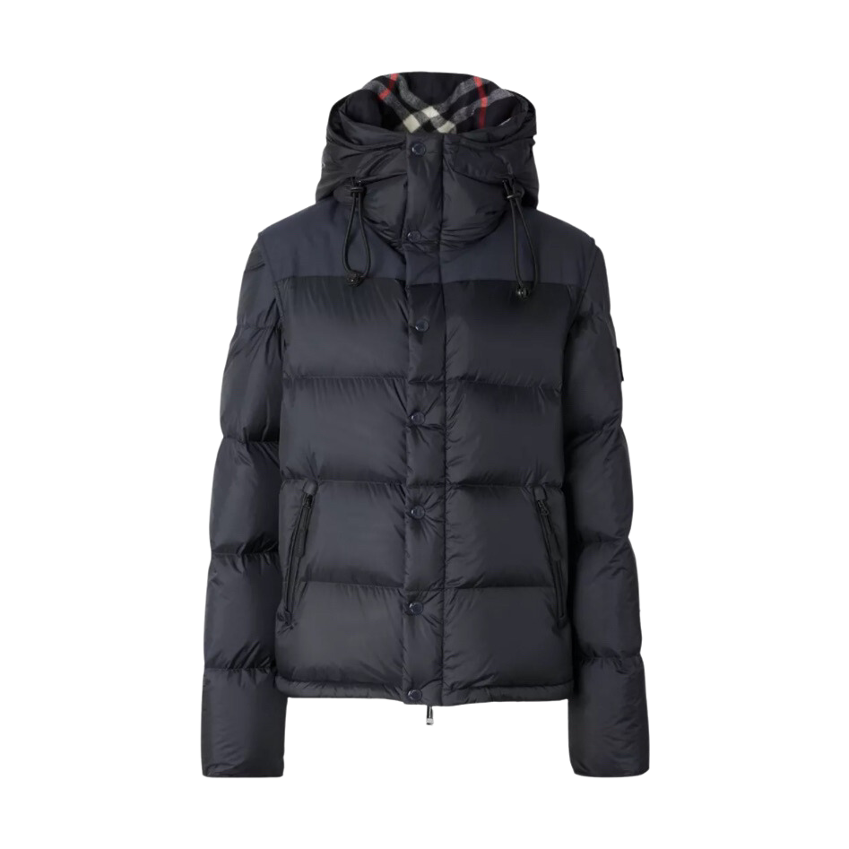 Burberry Detachable Sleeve Hooded Puffer Jacket
