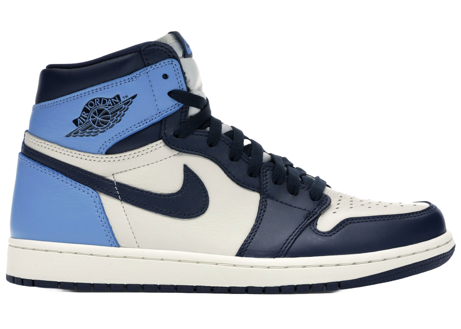 Jordan 1 Retro High Obsidian UNC