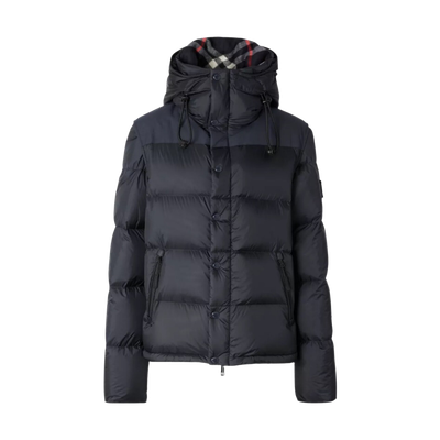 Burberry Detachable Sleeve Hooded Puffer Jacket